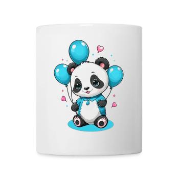 Ours panda mignon - Mug blanc - blanc - Devant