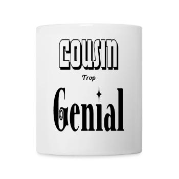 Cousin Trop Génial - Mug blanc - blanc - Devant