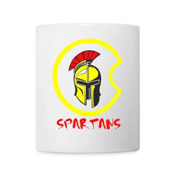 Helm Sparta und Blut 4 - Tasse - Weiß - Vorne