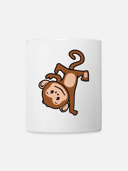 Hiphop-Affe - Tasse - Weiß