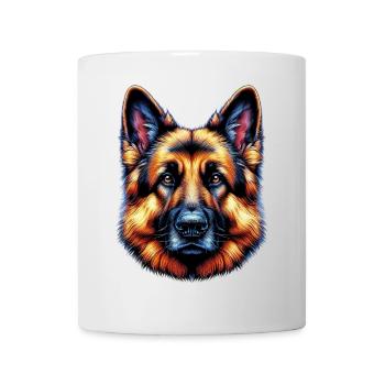 German Shepherd Dog Rex - Mug - white - Front