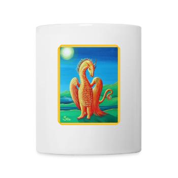 Dragon Lucky Dragon Fiora - Sonja Ariel von Staden - Mug - white - Front