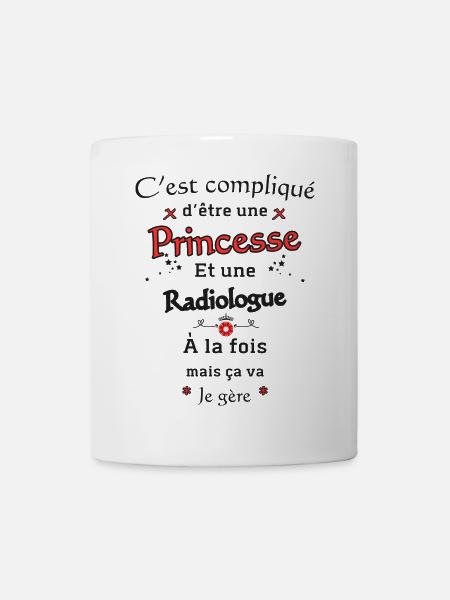 Prinzessin Radiologin - Tasse - Weiß