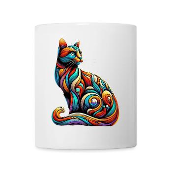 Chat - Mug blanc - blanc - Devant