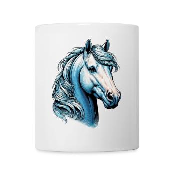 Cheval - Mug blanc - blanc - Devant