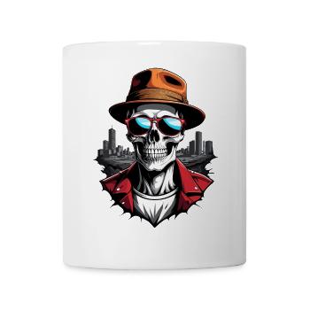 Cool Skull - Mug - white - Front