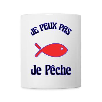I CAN'T. I FISHED. FISHERMAN. HUMOR. RETIREMENT - Mug - white - Front