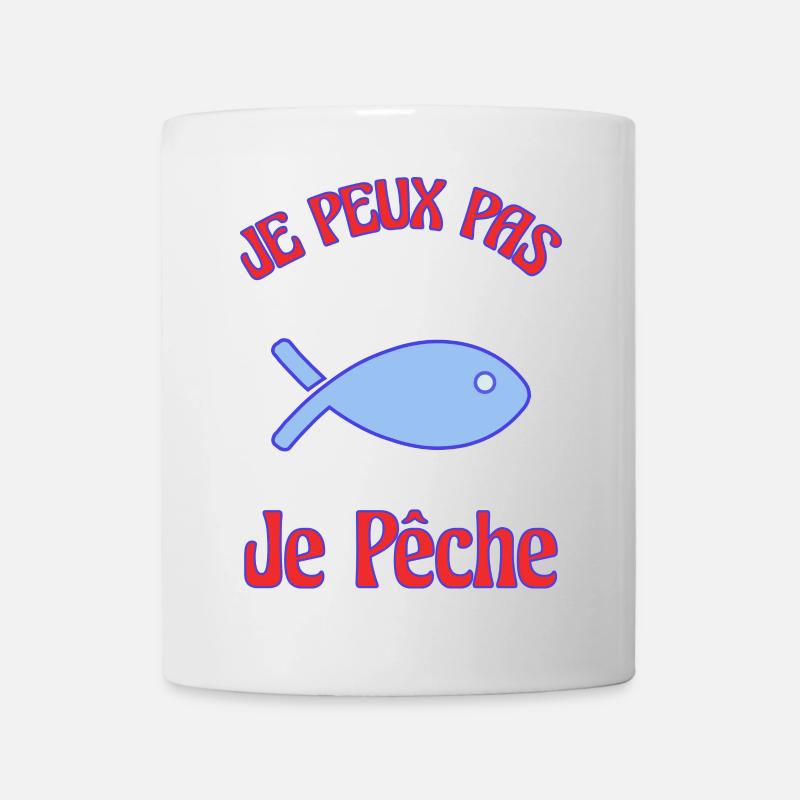 JE PEUX PAS. PÊCHE - Mug blanc - blanc