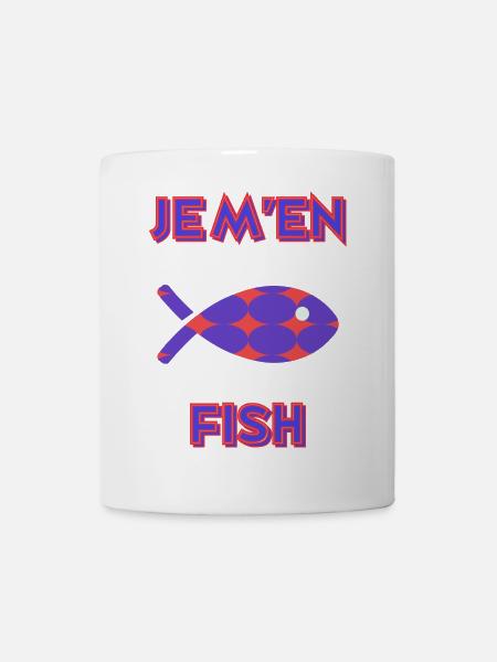 FISH. HUMOUR. POISSON - Mug blanc - blanc