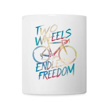 Endless Freedom Bicycle Design - Mug - white - Front