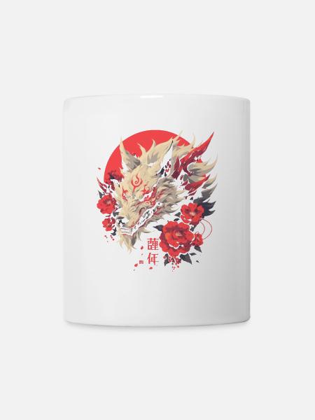 Chinesischer Weißer Drache - Tasse - Weiß
