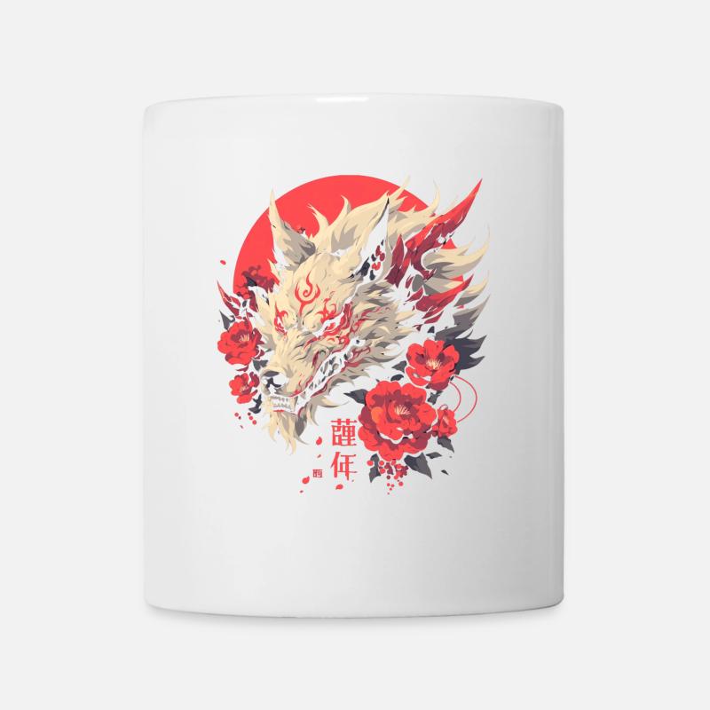 Chinesischer Weißer Drache - Tasse - Weiß