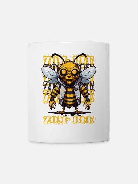 Zombie Biene - Tasse - Weiß