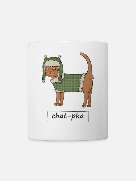 Chat-pka - Mug blanc - blanc