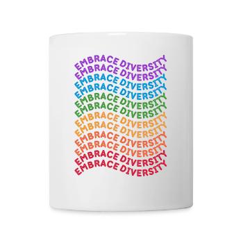 Lgbt. Vielfalt annehmen - Tasse - Weiß - Vorne