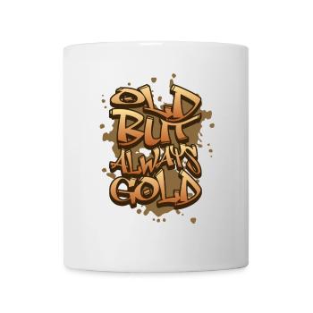 Old but always Gold Graffiti - Mug - white - Front