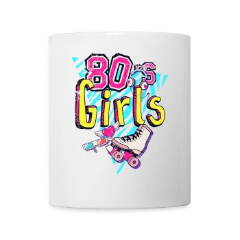 80s Girls Neon Roller Vibe - Mug - white - Front