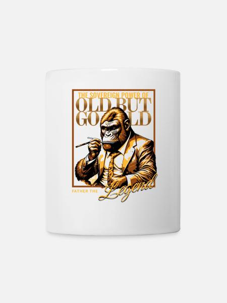 Old but Gold Father the Legend - Mug - white