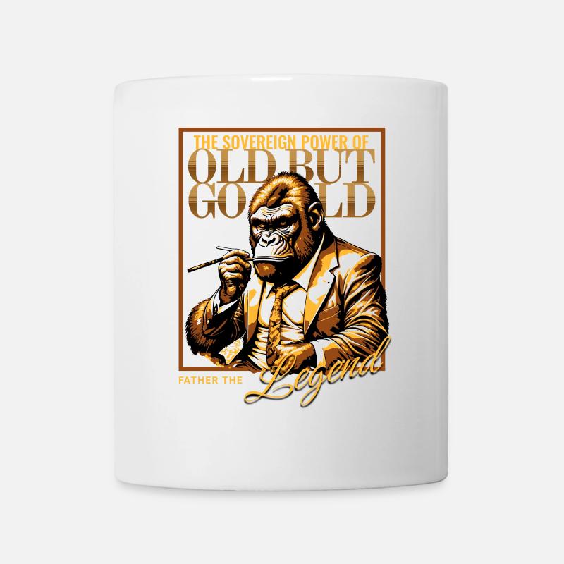 Old but Gold Father the Legend - Mug - white