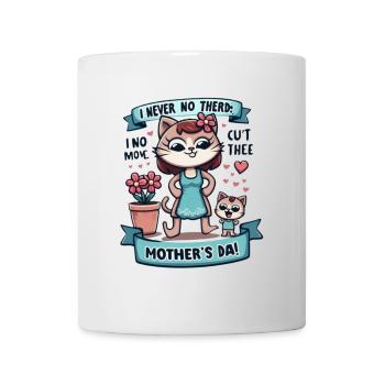 Mother's Day Fun and Affectionate Cat - Mug - white - Front