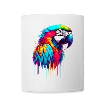 Perroquet - Mug blanc - blanc - Devant