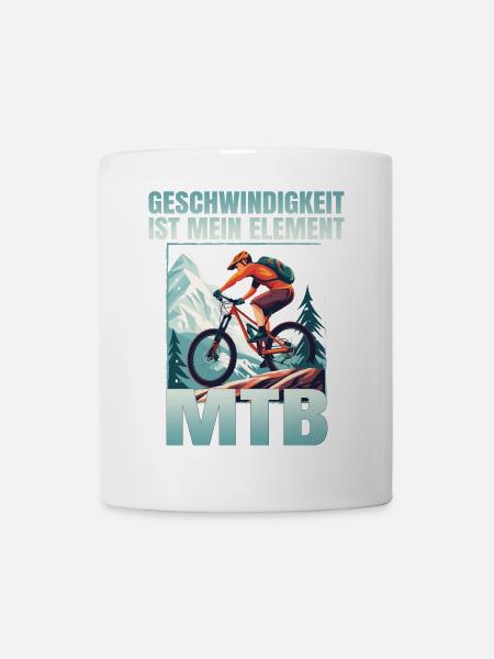 Geschwindigkeit ist mein Element - Tasse - Weiß