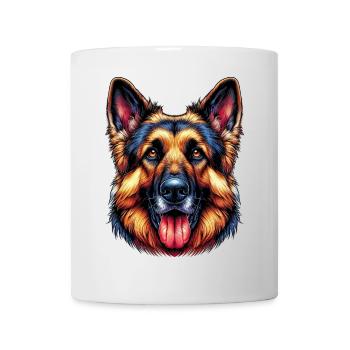 German Shepherd Dog - Mug - white - Front