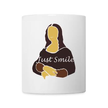 🇮🇹Mona Lisa Italy painted smile cheerfulness - Mug - white - Front