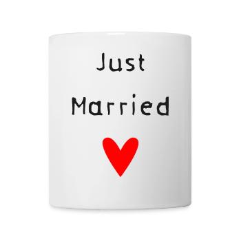 COUPLE. JUST MARRIED. EVJF. SAINT VALENTIN. LOVE. - Mug blanc - blanc - Devant