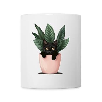 Cat Pot - Tasse - Weiß - Vorne