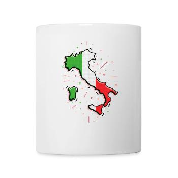 Moderne Illustration von Italien - Tasse - Weiß - Vorne