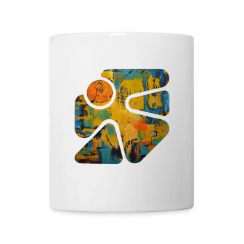 Street Art coloré - Mug blanc - blanc - Devant