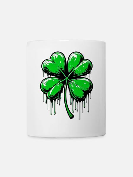 Four-leaf clover - Mug - white
