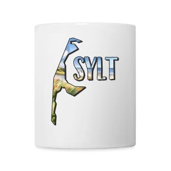 Watercolor Map of Sylt - Mug - white - Front