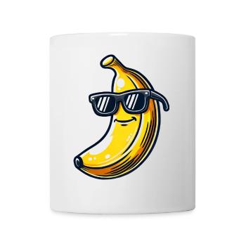 Cool Banana Fruit Lunettes de soleil d’été Fruity - Mug blanc - blanc - Devant