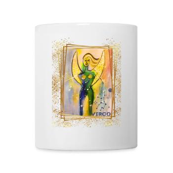 Déesse Vierge aux ailes mystiques - Mug blanc - blanc - Devant