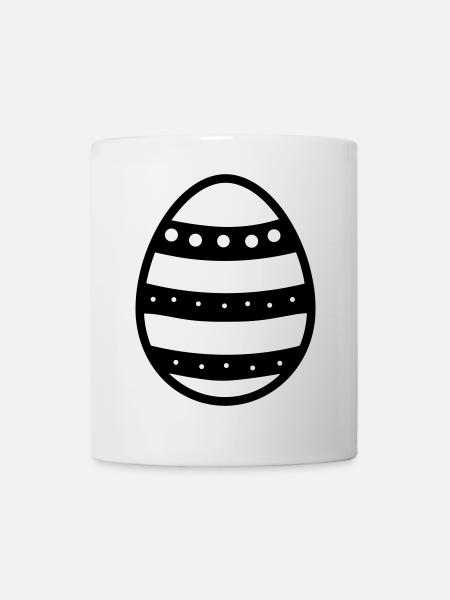 Oeuf de Pâques - Mug blanc - blanc