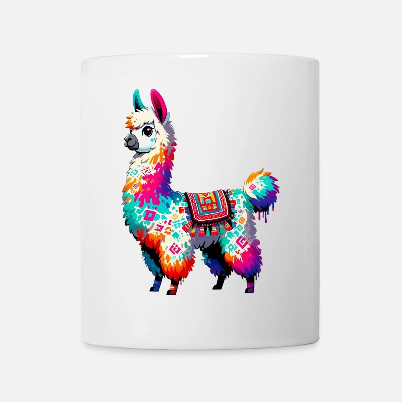Alpaka - Tasse - Weiß