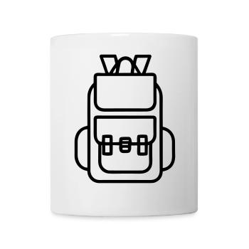 Rucksack - Tasse - Weiß - Vorne