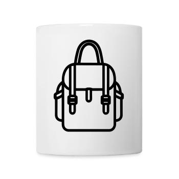 Rucksack - Tasse - Weiß - Vorne
