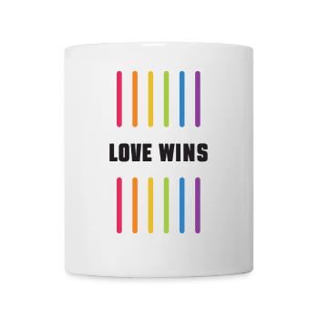 LGBT Pride Month - Love Wins - Mug - white - Front