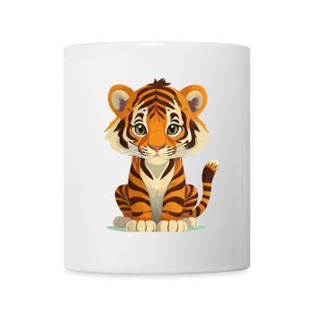 Tiger - Tasse - Weiß - Vorne