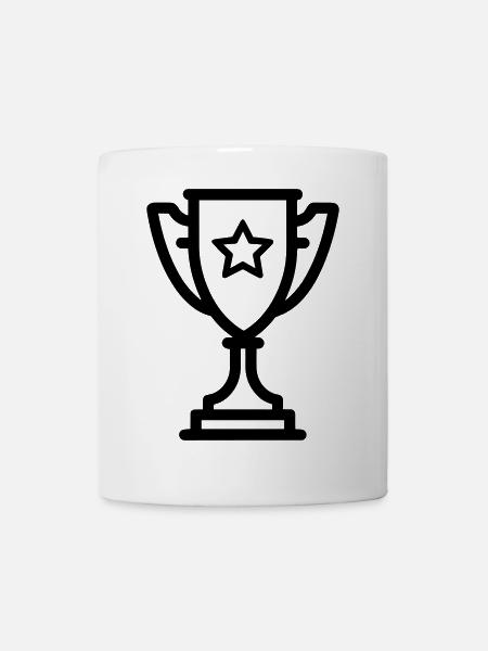Trophäe - Tasse - Weiß