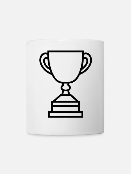 Trophäe - Tasse - Weiß