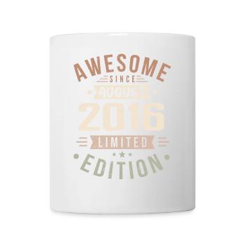 August 2016 Birthday in August 2016 Vintage 2016 - Mug - white - Front
