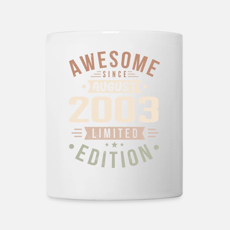 August 2003 Birthday in August 2003 Vintage 2003 - Mug - white