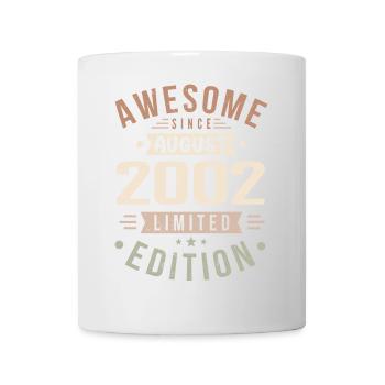 Août 2002 Anniversaire en août 2002 Millésime 2002 - Mug blanc - blanc - Devant