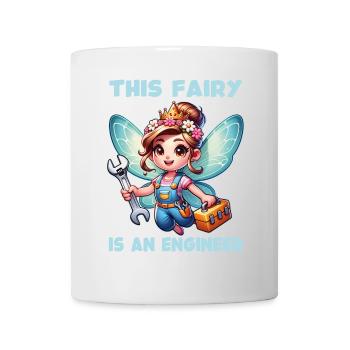 Oubliez la fée et la princesse - Je suis ingénieur - Mug blanc - blanc - Devant