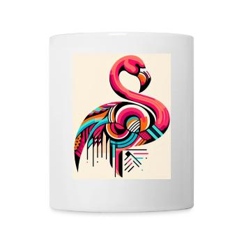 Flamant - Mug blanc - blanc - Devant
