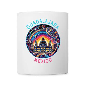 Guadalajara Mexiko Jalisco Design - Tasse - Weiß - Vorne